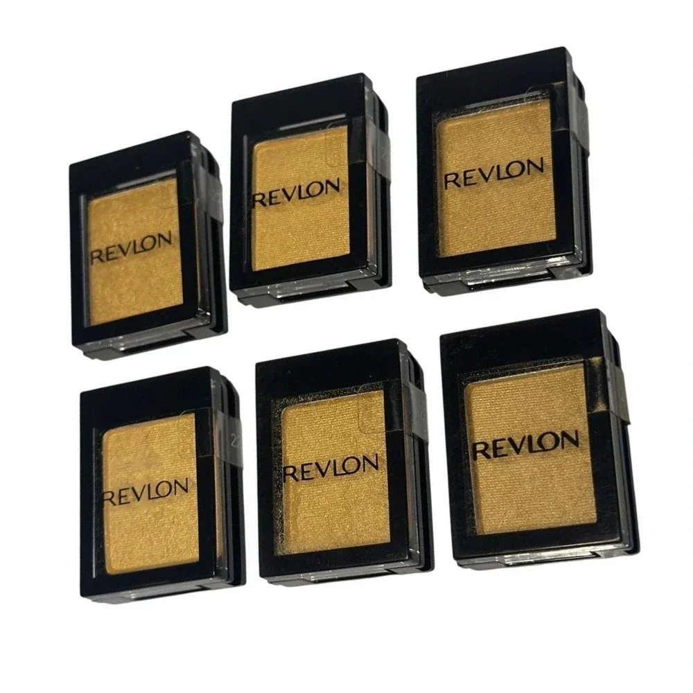 Lot of 6 Revlon ColorStay ShadowLinks Eyeshadows Gold Metallic Makeup (1 Broken)